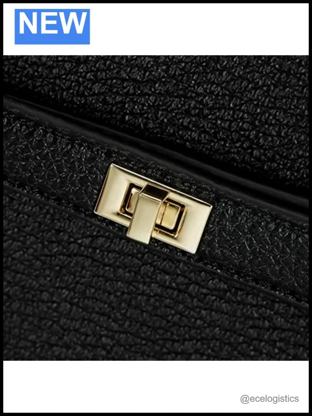Vegan PU Leather Tote Bag Shopper Travel Handbag Adjustable Strap